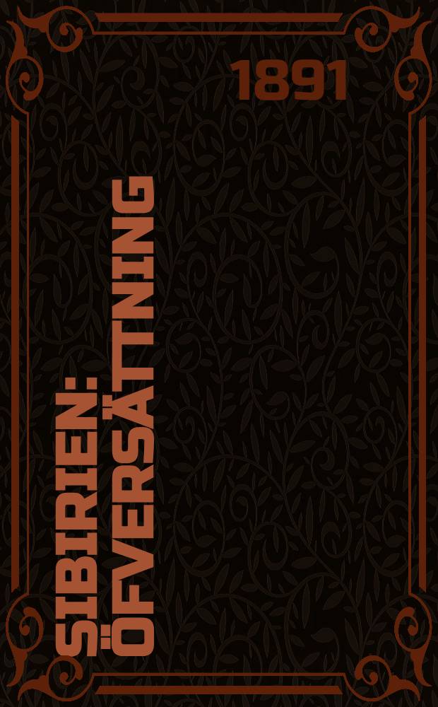 Sibirien : Öfversättning