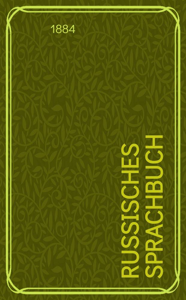 Russisches Sprachbuch