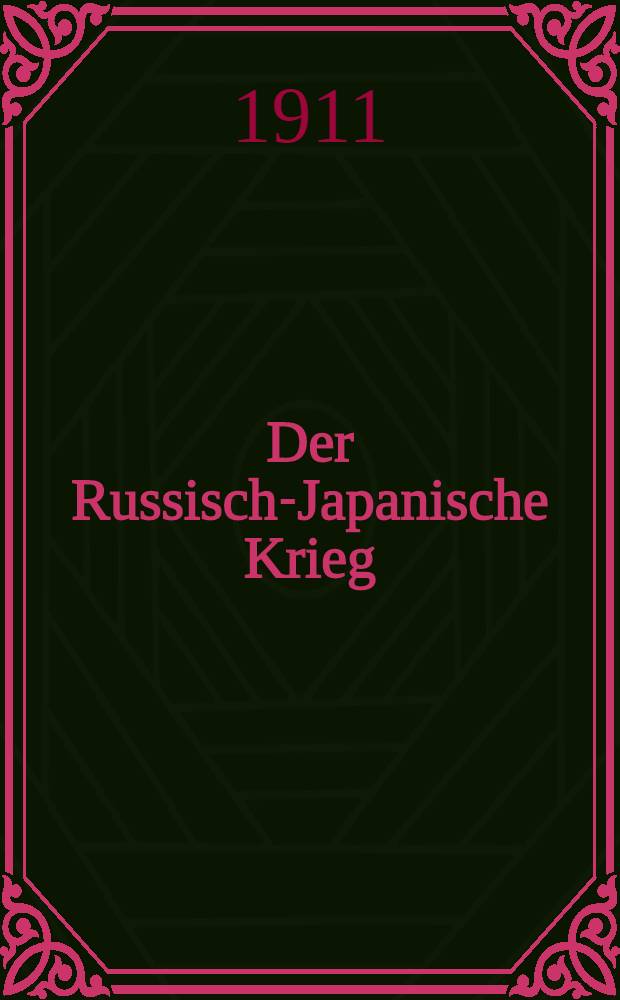 Der Russisch-Japanische Krieg : Amtliche Darstellung des Russischen Generalstabes. Band III, Teil 1-2 : Schaho-Sandepu