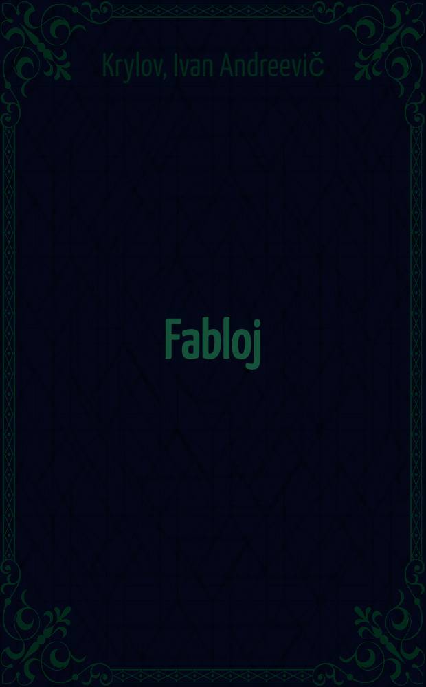 Fabloj