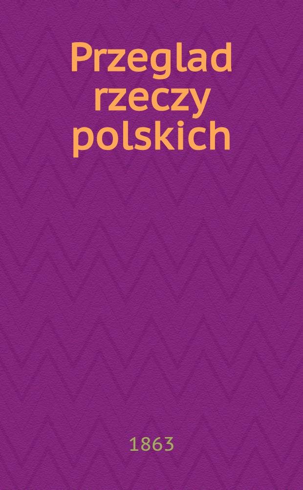 Przeglad rzeczy polskich