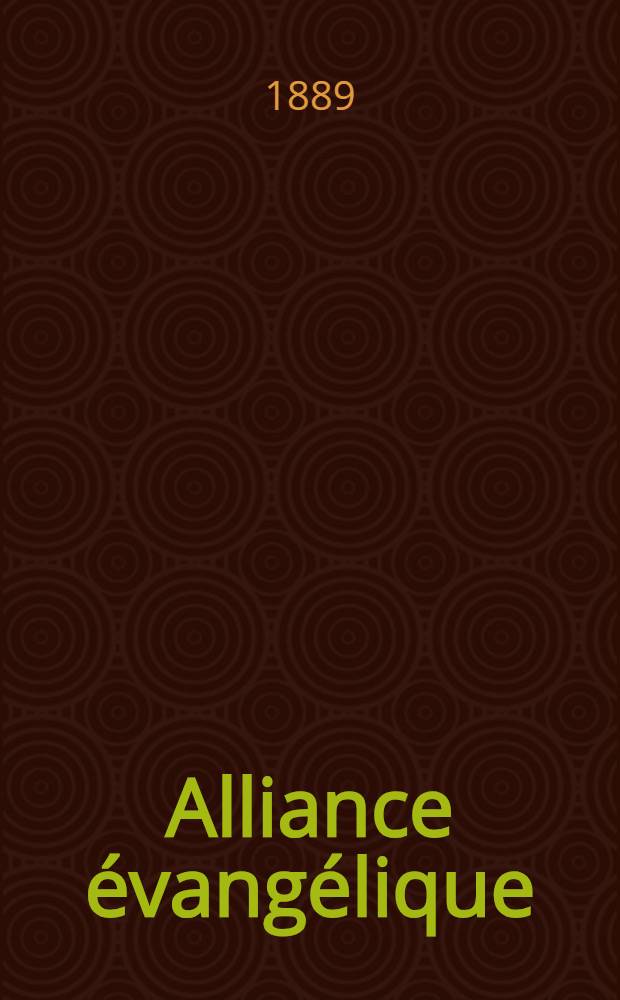 Alliance évangélique : Rapport présenté aux branches de l'alliance évangélique par le comité de Genève sur les démarches faites auprès de S.M.l'Empereur de Russie relativement à la liberté religieuse