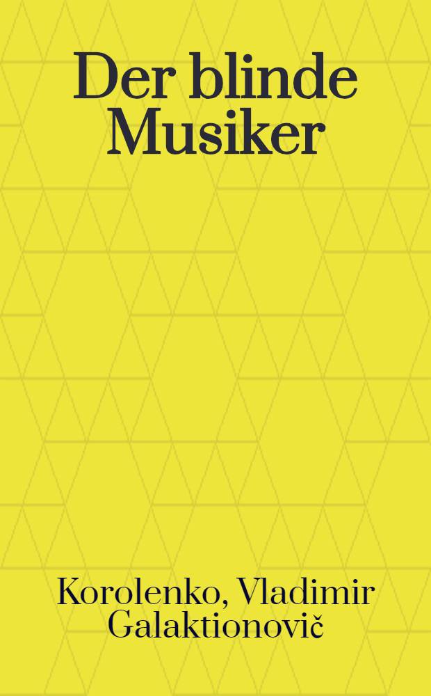 Der blinde Musiker