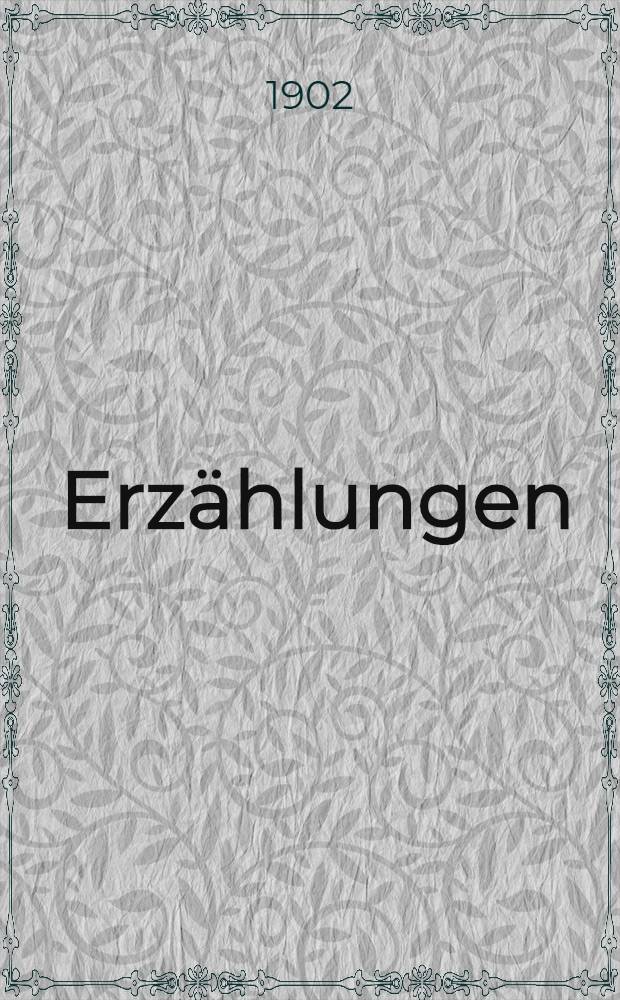 Erz&auml;hlungen