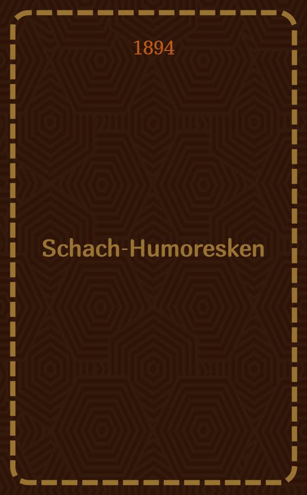 Schach-Humoresken