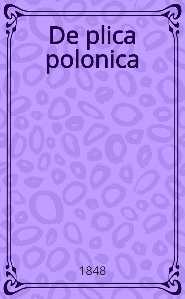 De plica polonica