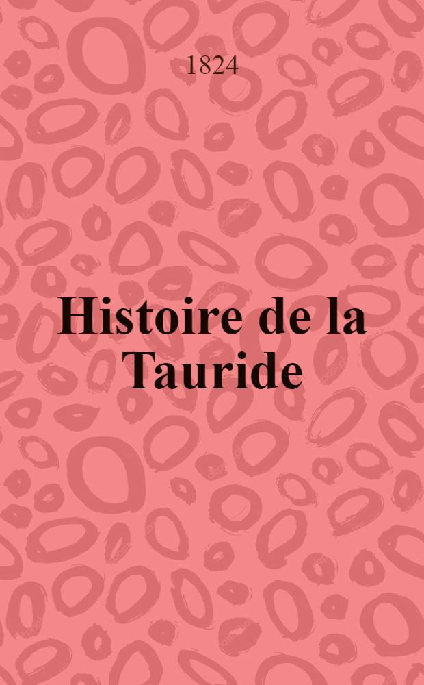Histoire de la Tauride