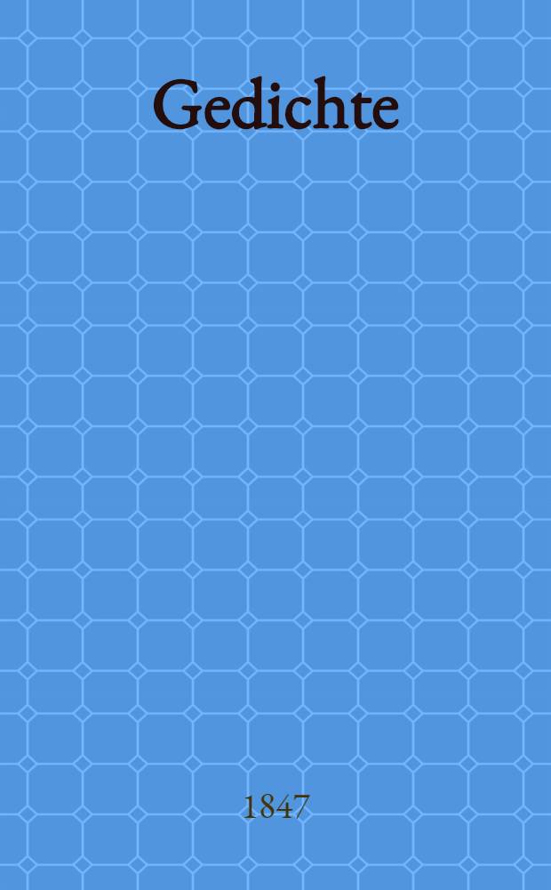 Gedichte
