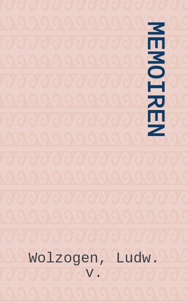 Memoiren
