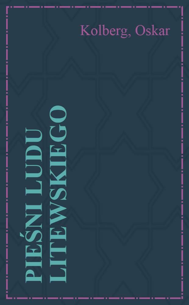 Pieśni ludu Litewskiego