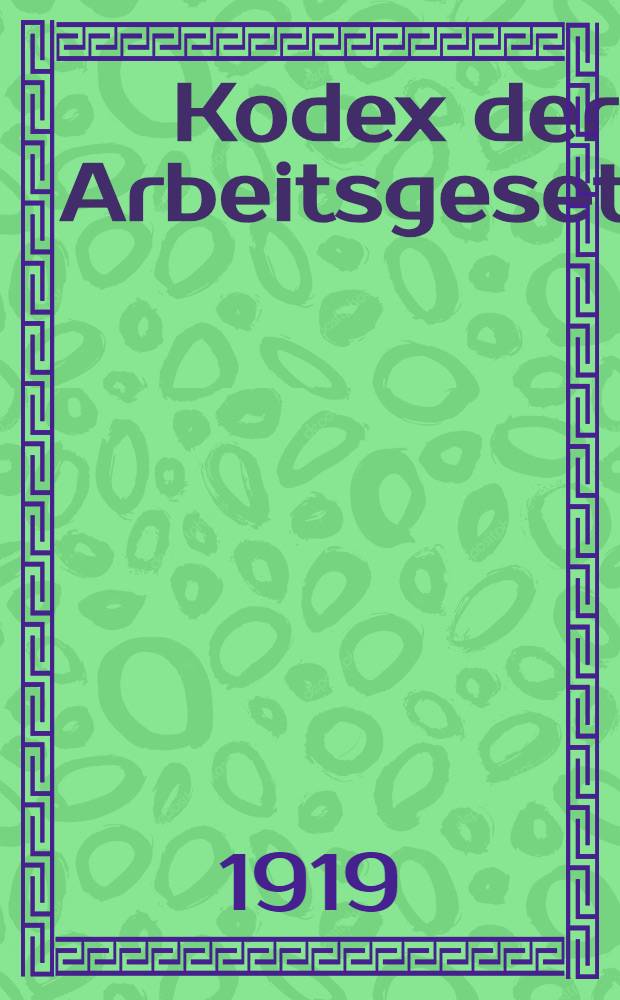 Kodex der Arbeitsgesetze