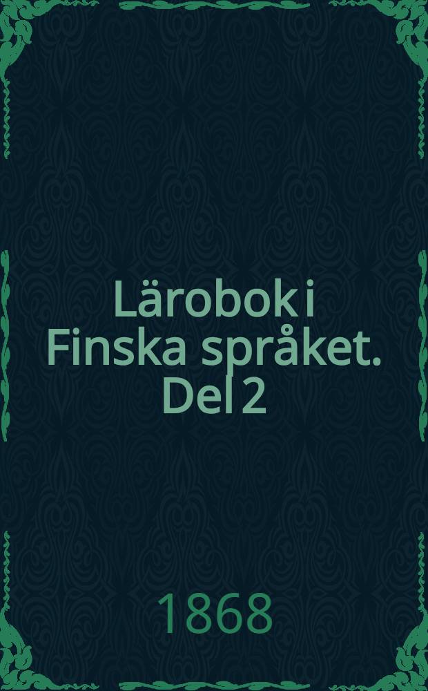 L&auml;robok i Finska spr&aring;ket. Del 2