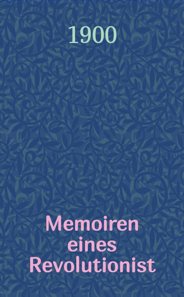 Memoiren eines Revolutionist