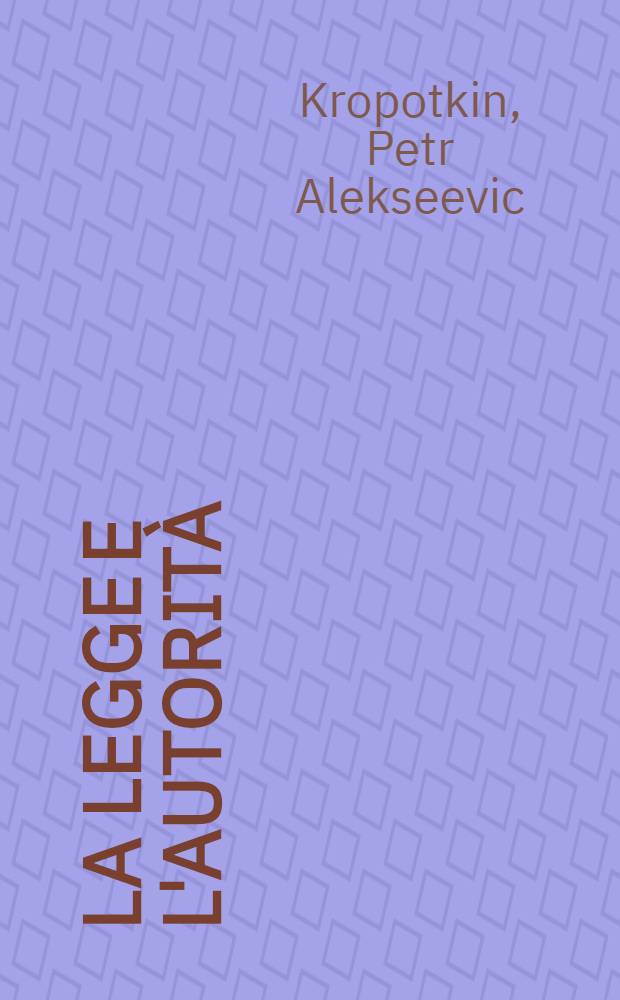 La legge e l'autorità