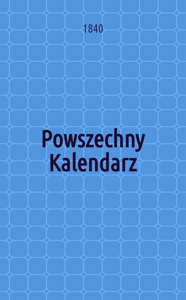 Powszechny Kalendarz