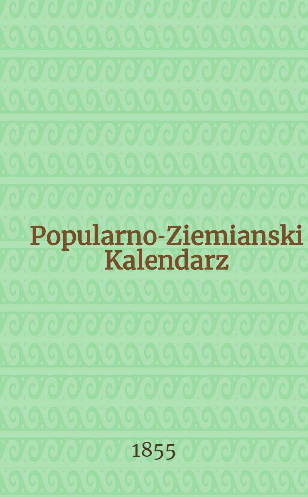 Popularno-Ziemianski Kalendarz