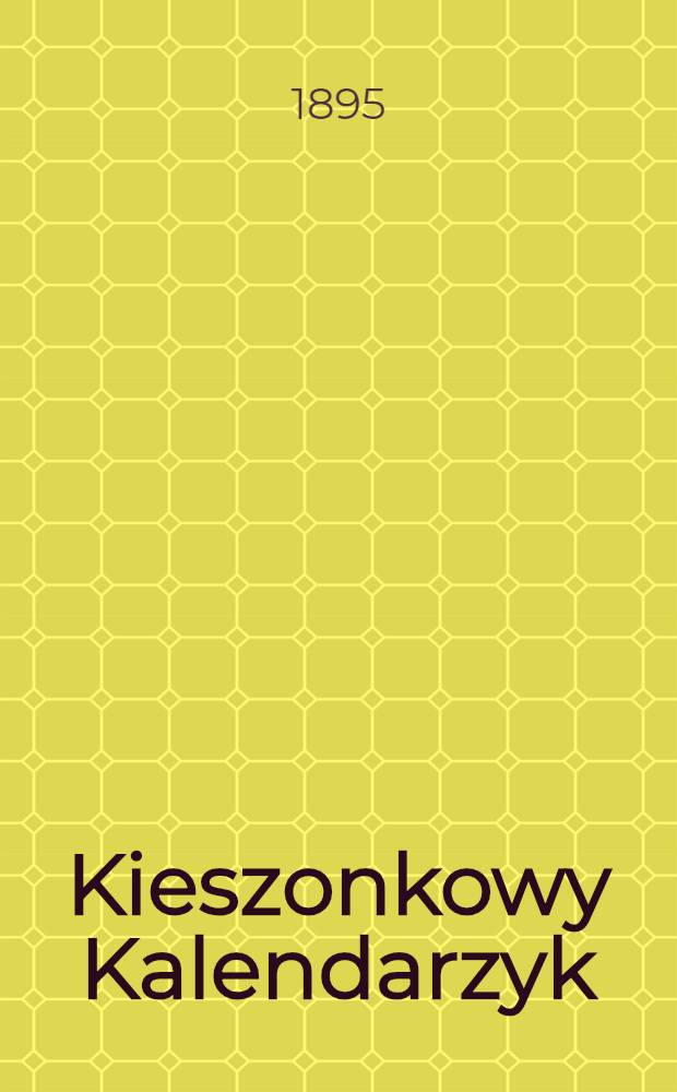 Kieszonkowy Kalendarzyk