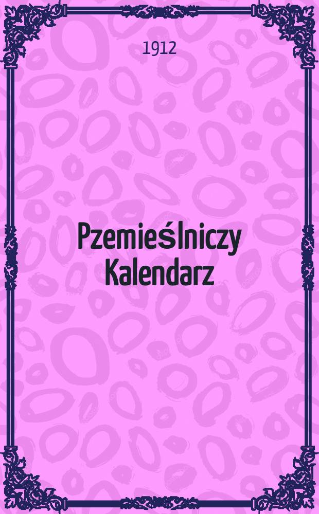 Pzemieślniczy Kalendarz