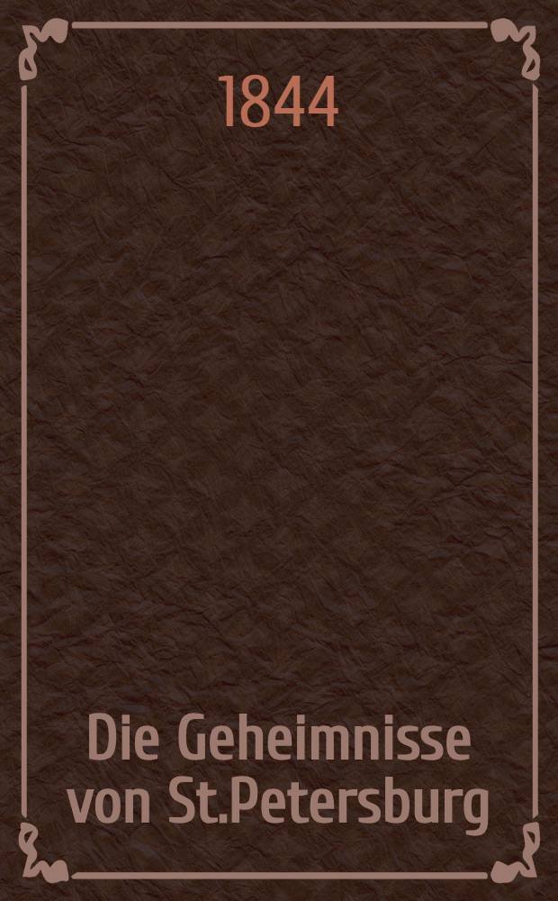 Die Geheimnisse von St.Petersburg