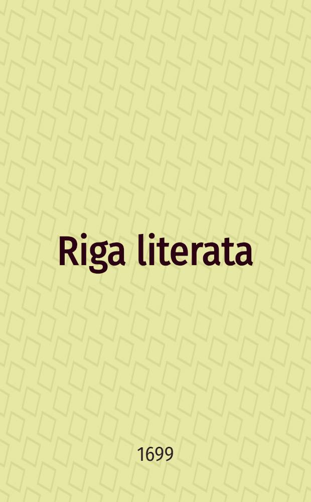 Riga literata