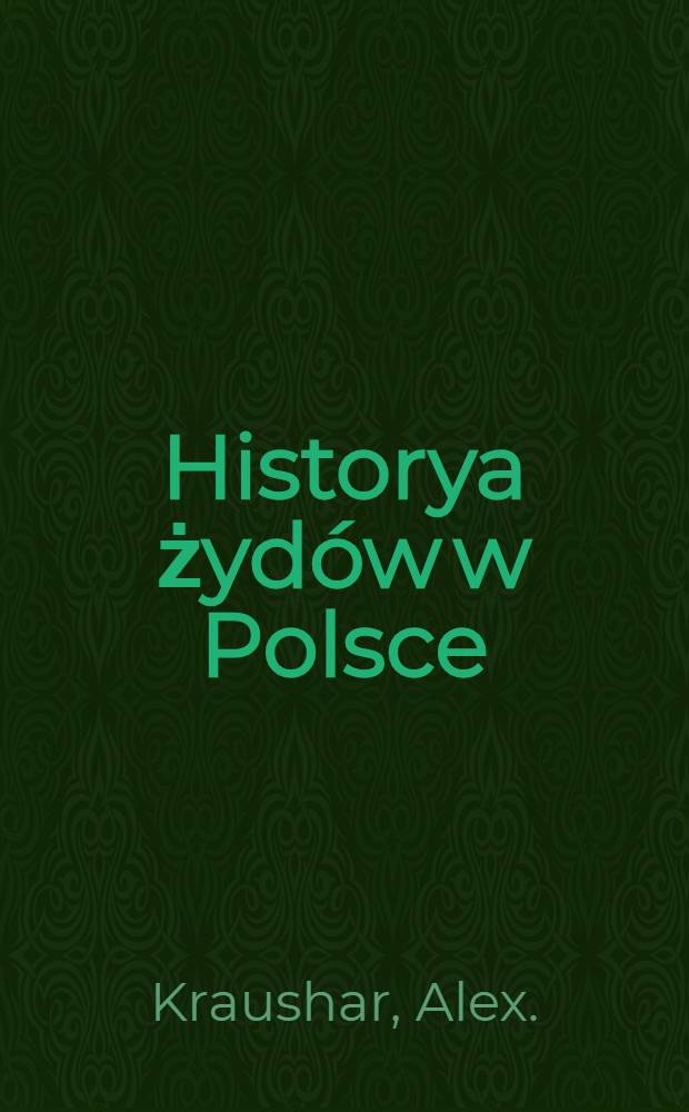 Historya żydów w Polsce