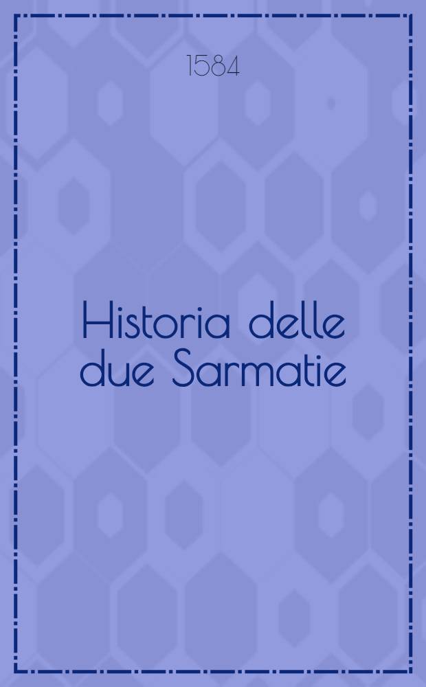 Historia delle due Sarmatie