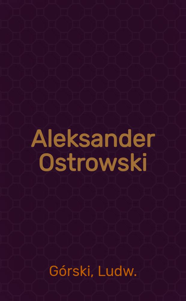 Aleksander Ostrowski