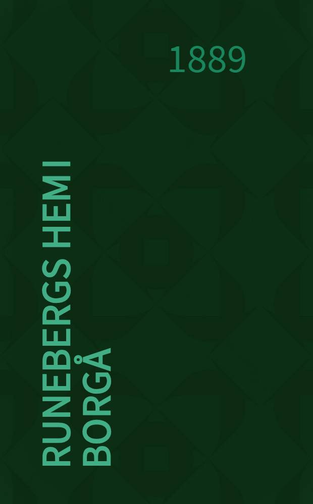 Runebergs hem i Borgå