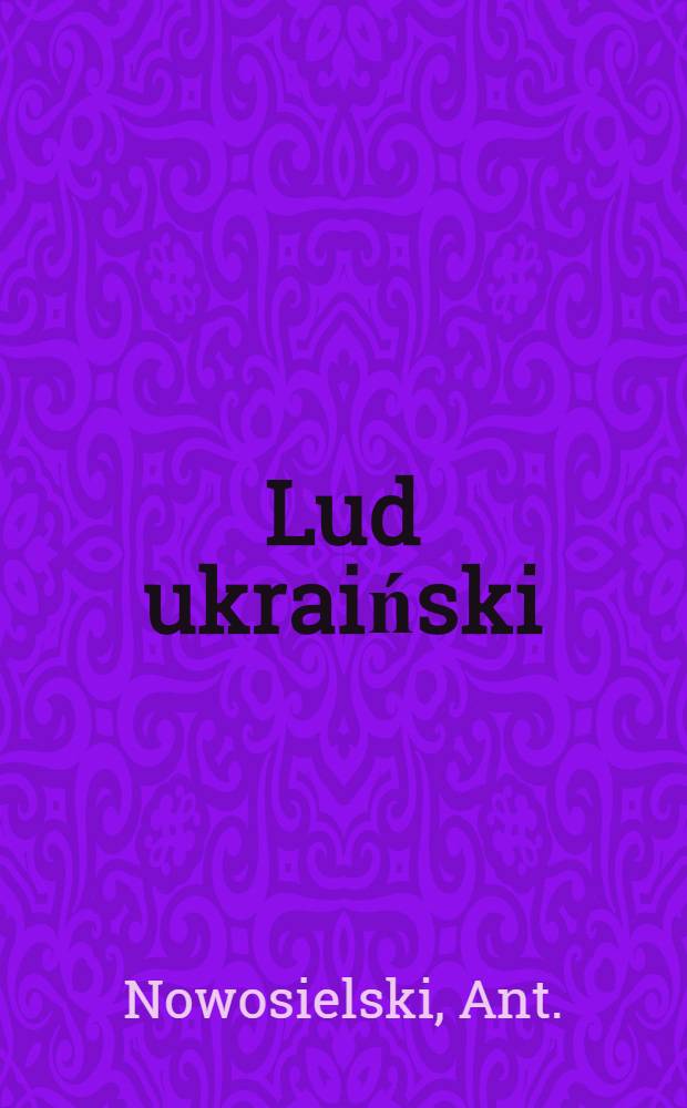 Lud ukraiński