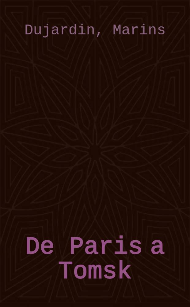 De Paris a Tomsk