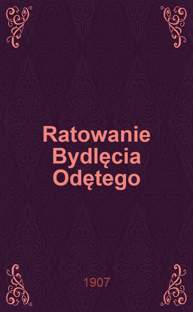 Ratowanie Bydlęcia Odętego