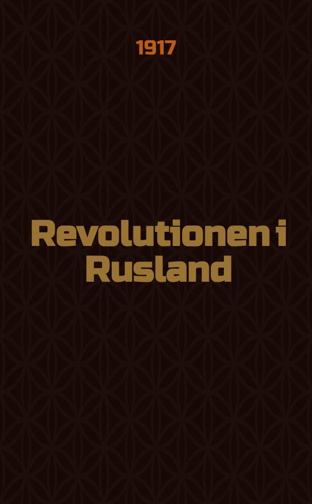 Revolutionen i Rusland