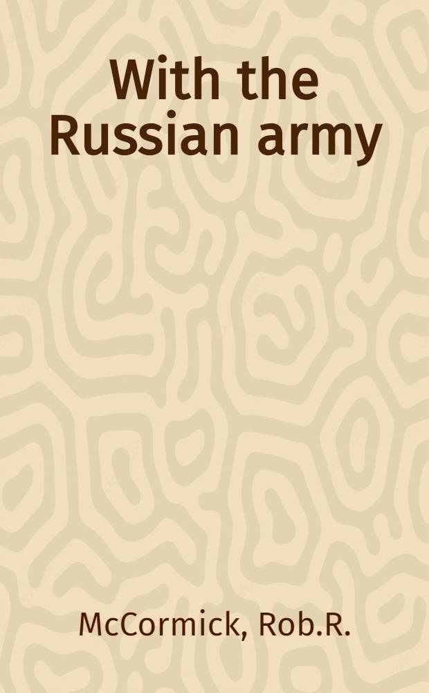 With the Russian army