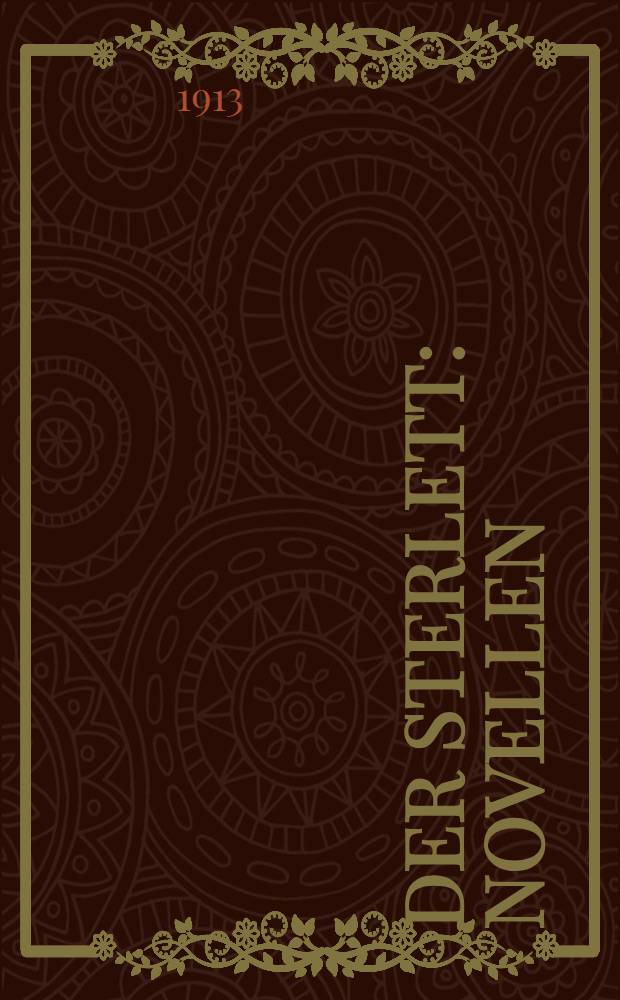 Der Sterlett : Novellen