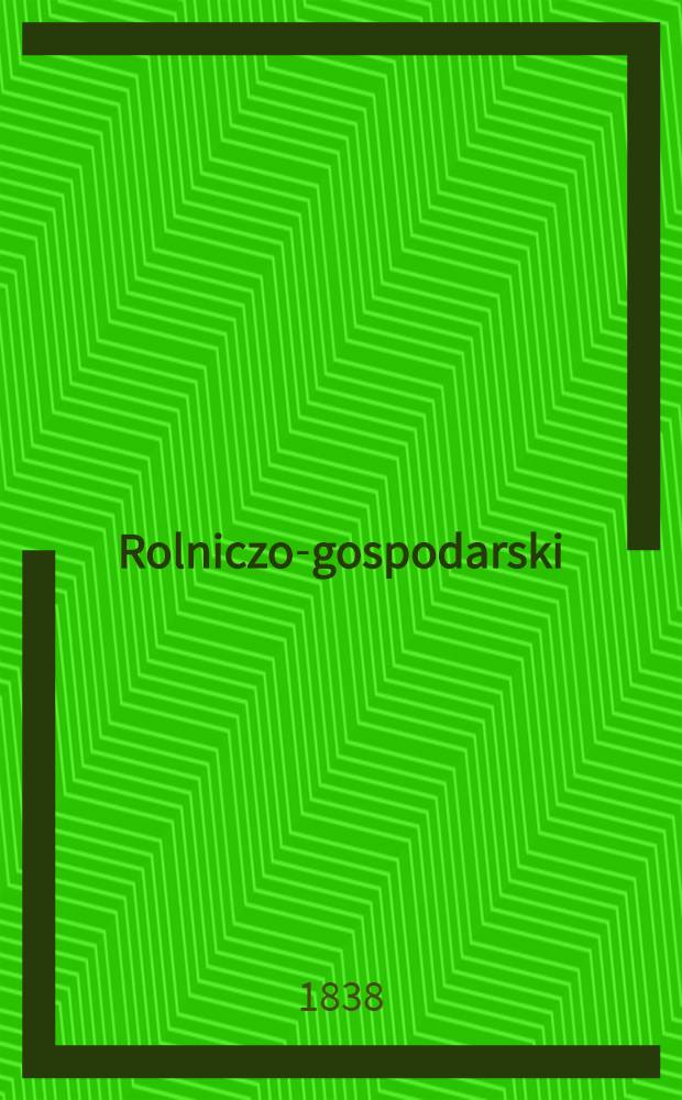 Rolniczo-gospodarski : Kalendarz