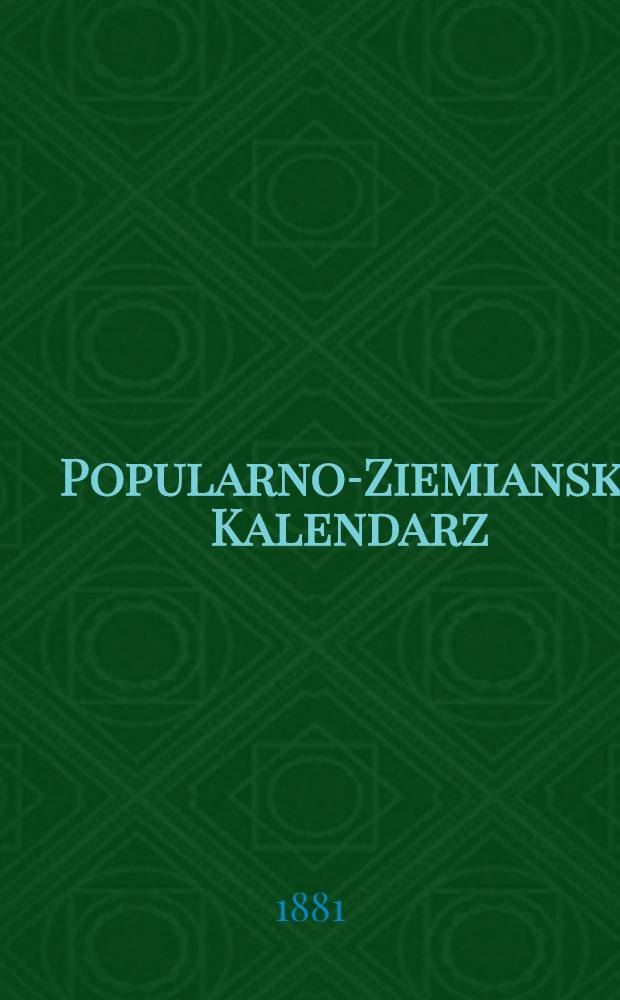 Popularno-Ziemianski Kalendarz