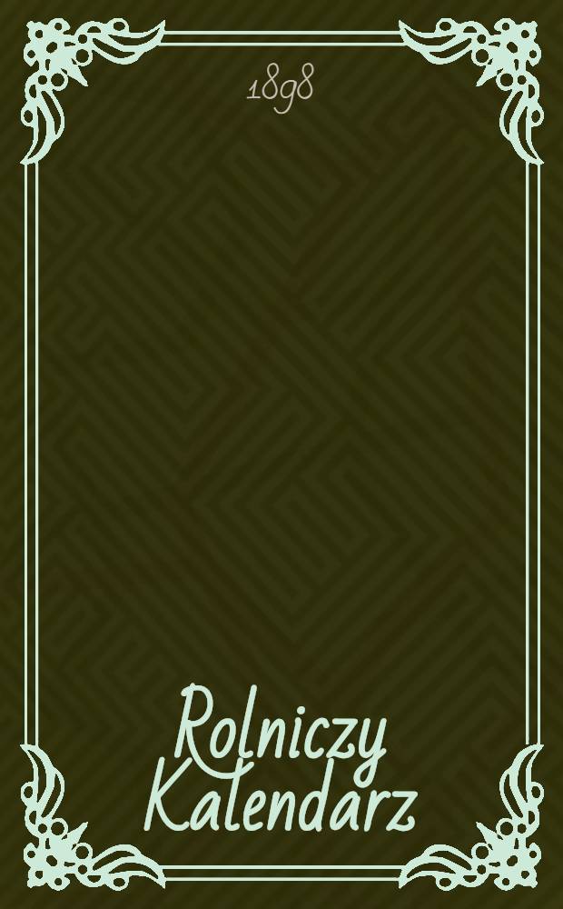 Rolniczy Kalendarz