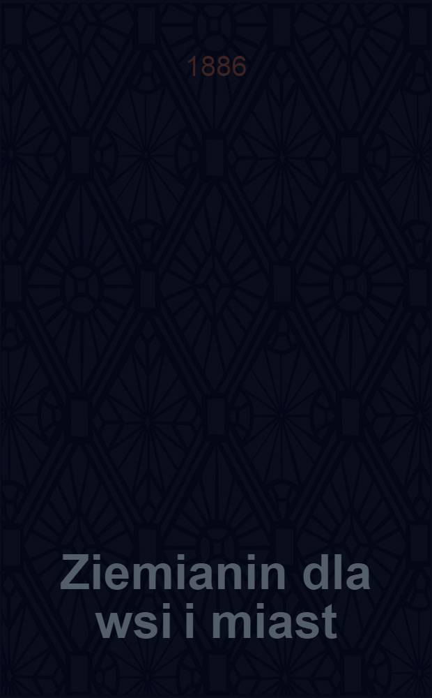 Ziemianin dla wsi i miast : Kalendarz