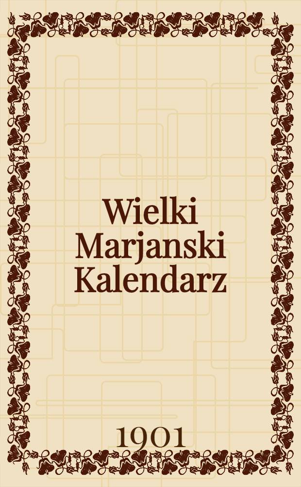 Wielki Marjanski Kalendarz