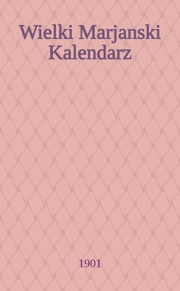 Wielki Marjanski Kalendarz