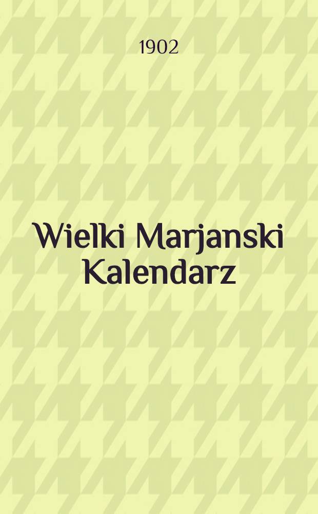 Wielki Marjanski Kalendarz