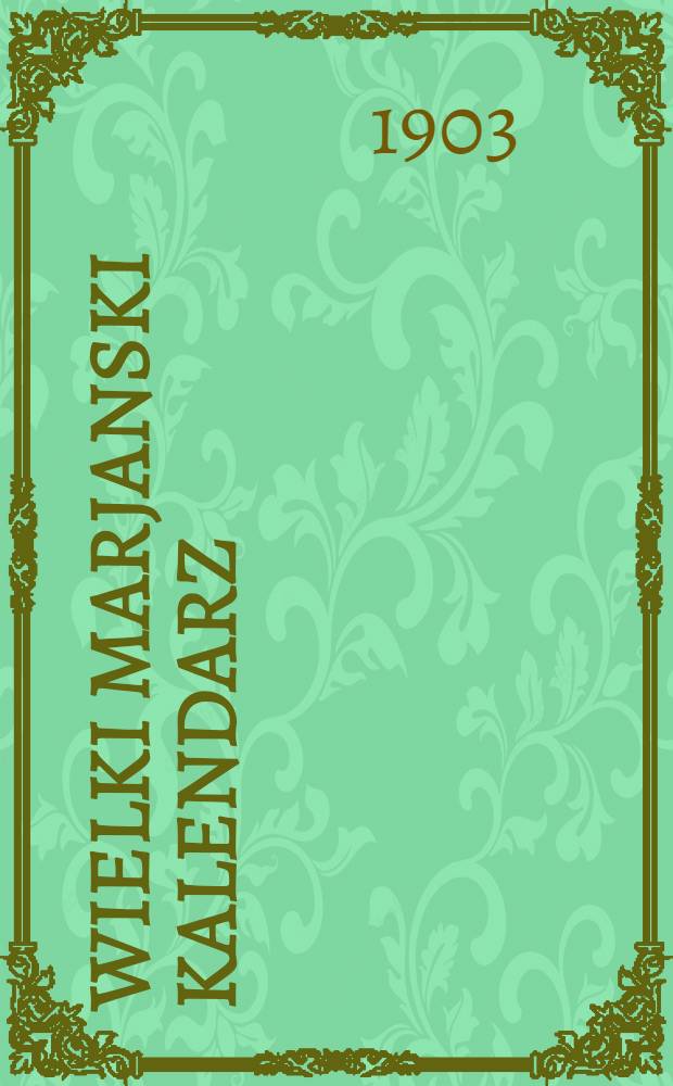 Wielki Marjanski Kalendarz
