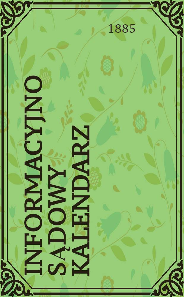 Informacyjno Sądowy Kalendarz