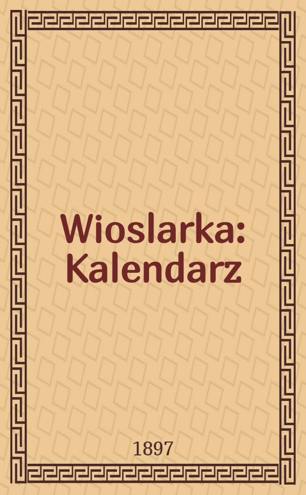 Wioslarka : Kalendarz