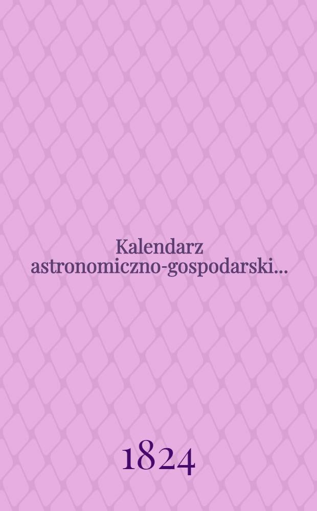 Kalendarz astronomiczno-gospodarski..
