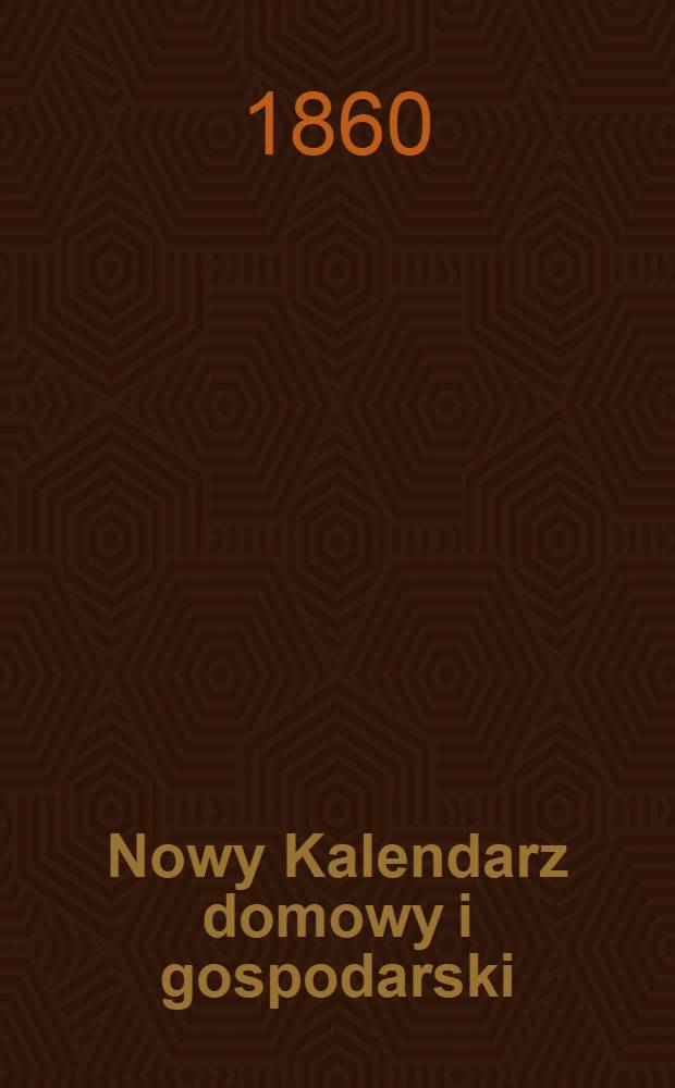 Nowy Kalendarz domowy i gospodarski