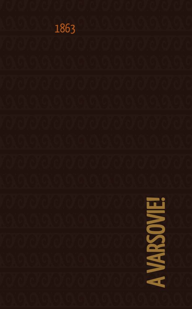 A Varsovie!