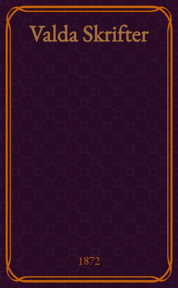 Valda Skrifter