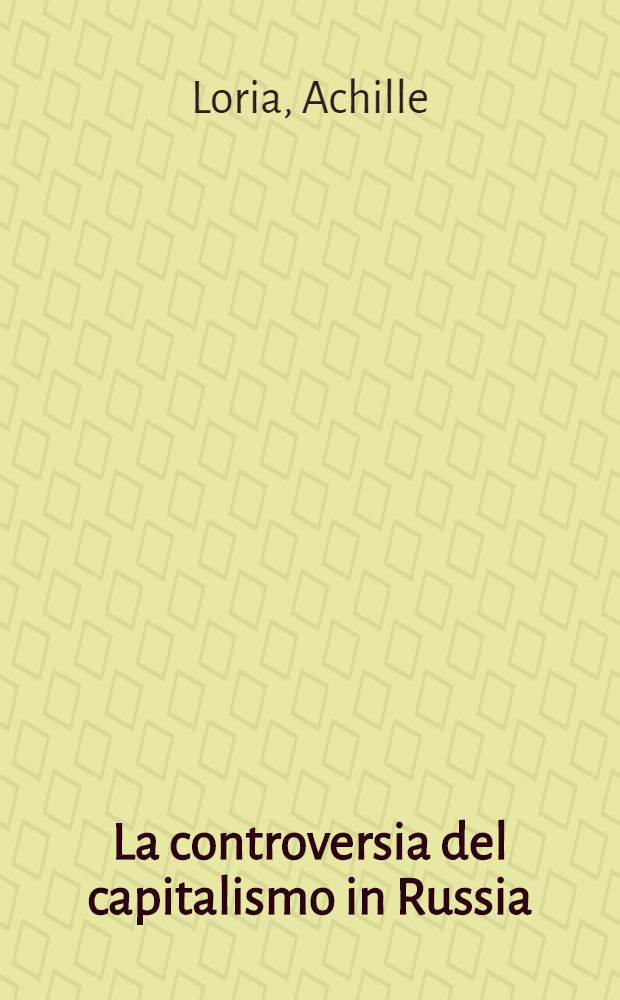 La controversia del capitalismo in Russia