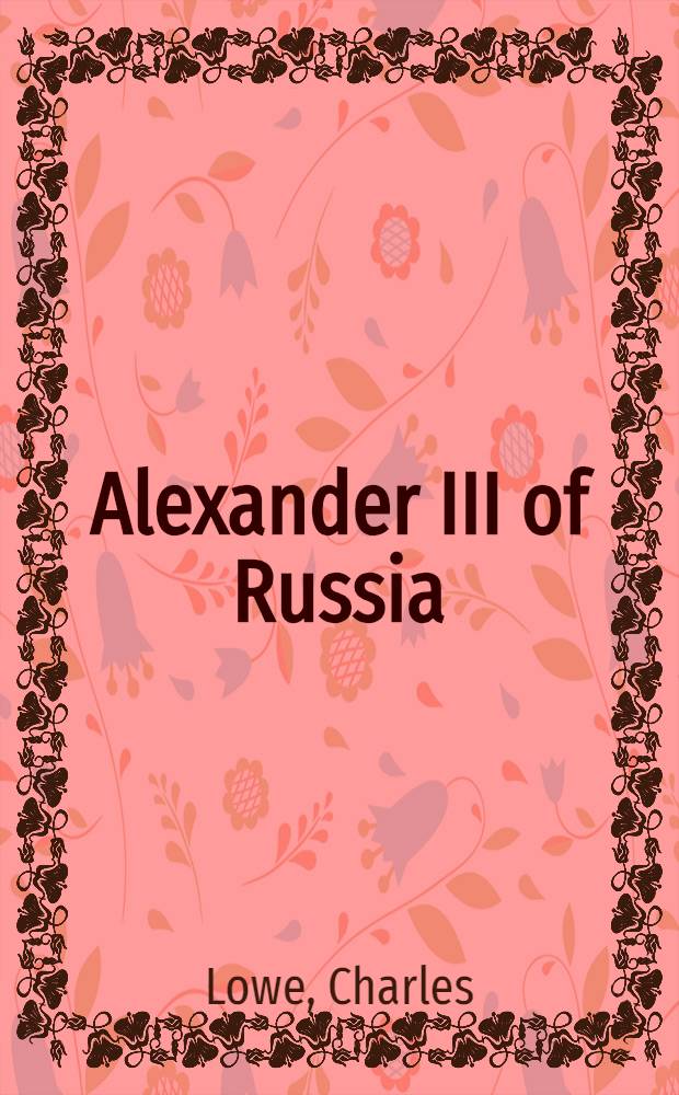 Alexander III of Russia